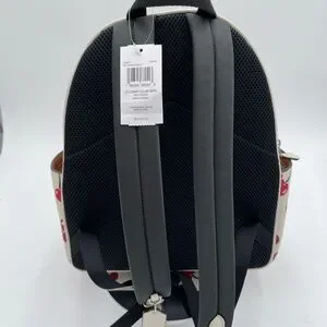 Coach Cream and Red Cherry Print Backpack $498 Msrp Coach | Bags | Coach Cream And Red Cherry Print Backpack 498  main image 3
